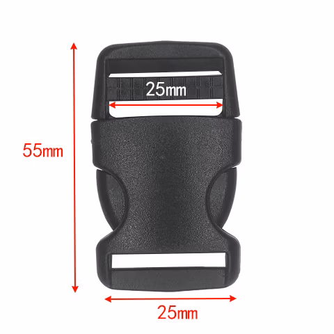 Black Plastic Side Release Buckle