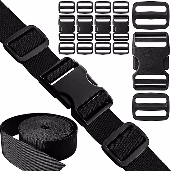 Black Plastic Side Release Buckle