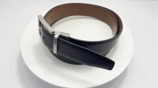 Cintura classica reversibile in pelle da uomo (35