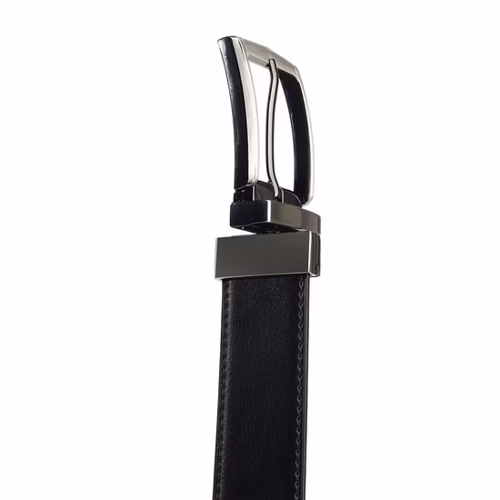 Accessori moda Europa Cintura reversibile da uomo in vera pelle maschile